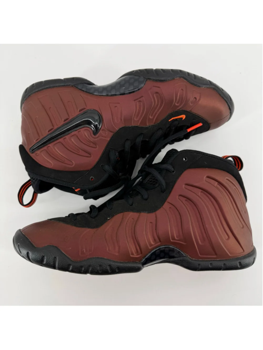 Nike Air Foamposite Pro GS Hyper Crimson Basketball Boys Size 6Y 644792-800